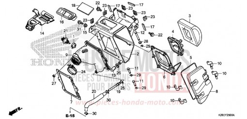 FILTRE A AIR CRF125FP de 2024